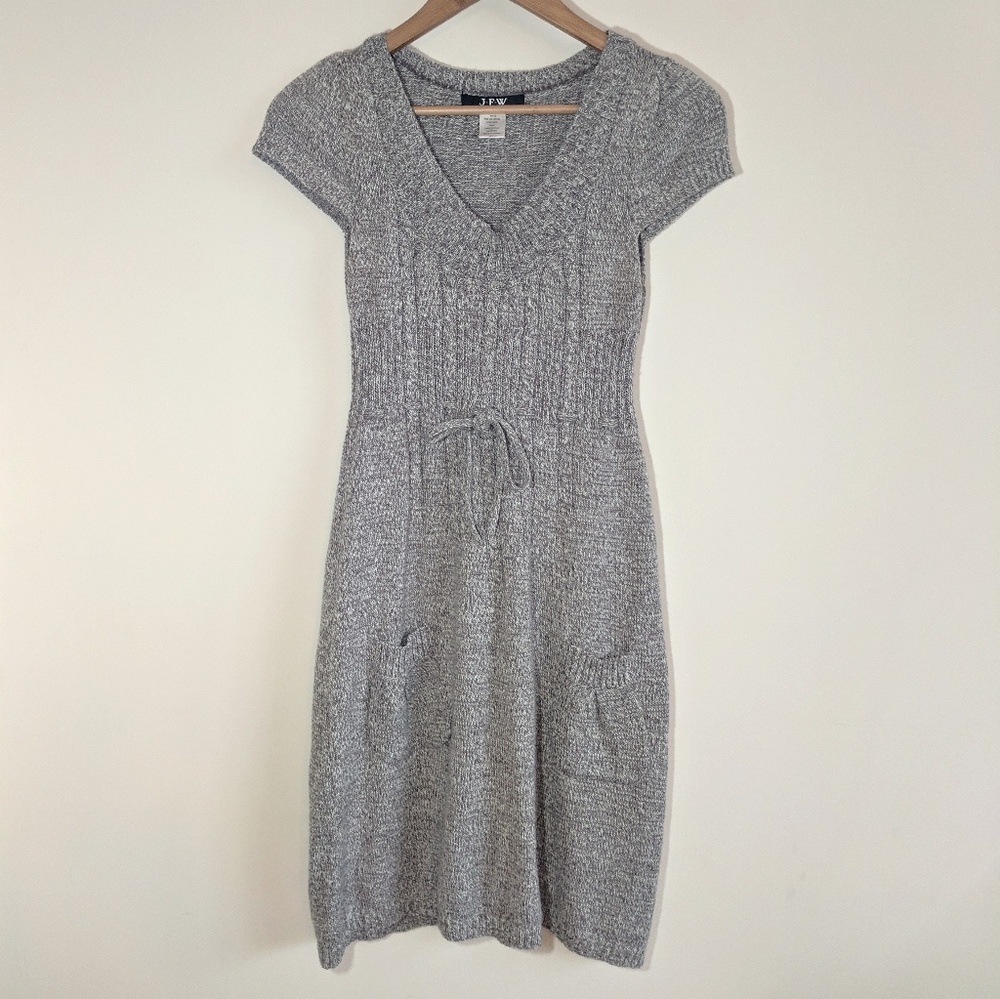 JFW Gray Sweater Dress w/ Pockets